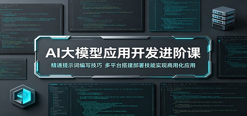AI大模型应用开发进阶课：精通提示词编写技巧，多平台搭建部署技能实现商用化应用汇创网-网创项目_汇创网_中创网_福缘网_冒泡网_网创项目平台汇创网