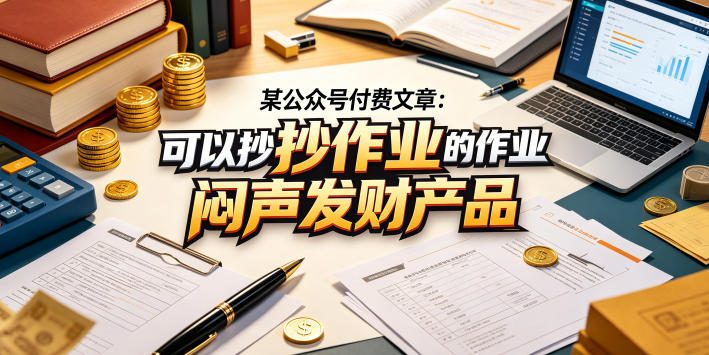 某公众号付费文章：可以抄作业的闷声发财产品汇创网-网创项目_汇创网_中创网_福缘网_冒泡网_网创项目平台汇创网