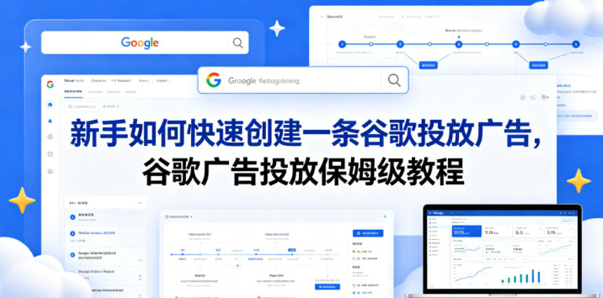 新手如何快速创建一条谷歌投放广告，谷歌广告投放保姆级教程汇创网-网创项目_汇创网_中创网_福缘网_冒泡网_网创项目平台汇创网