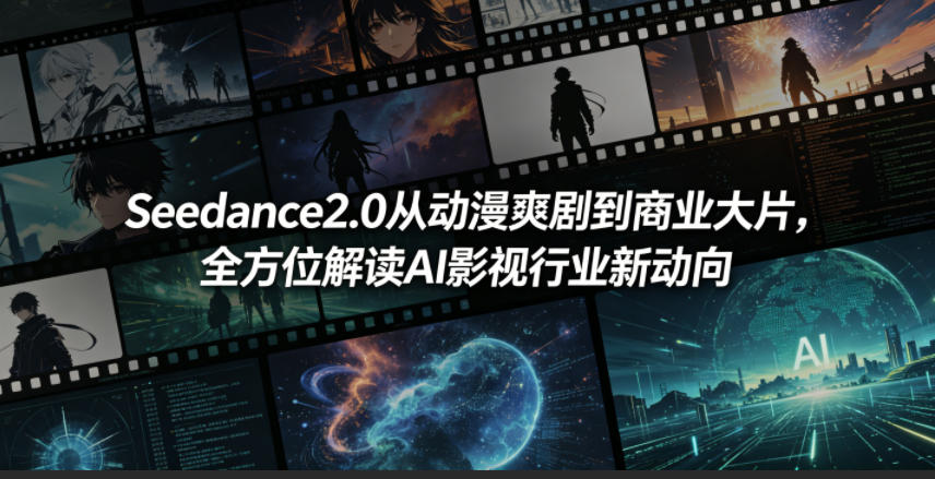 Seedance2.0从动漫爽剧到商业大片，全方位解读AI影视行业新动向汇创网-网创项目_汇创网_中创网_福缘网_冒泡网_网创项目平台汇创网