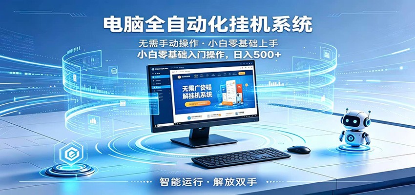 智能广告挂机无需值守，小白上手轻松实现每日增收汇创网-网创项目_汇创网_中创网_福缘网_冒泡网_网创项目平台汇创网