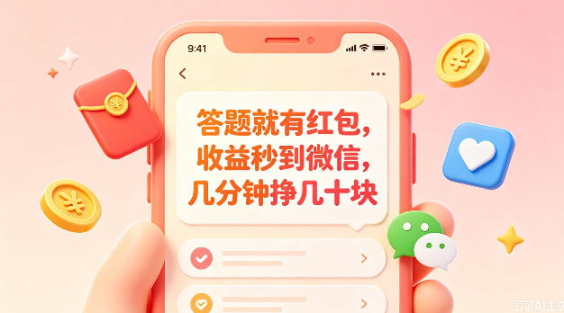 答题就有红包,收益秒到微信,几分钟挣几十块,学生党上班族宝妈都可以玩【揭秘】汇创网-网创项目_汇创网_中创网_福缘网_冒泡网_网创项目平台汇创网