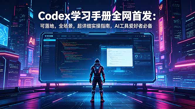 （18871期）Codex学习手册全网首发：可落地，全场景，超详细实操指南，AI工具爱好者必备汇创网-网创项目_汇创网_中创网_福缘网_冒泡网_网创项目平台汇创网
