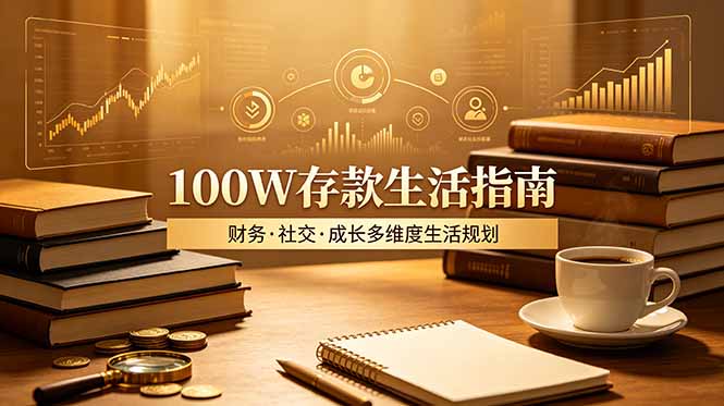 （19121期）付费文章：100W存款生活指南，如何从财务、社交、成长等维度规划自己的生活汇创网-网创项目_汇创网_中创网_福缘网_冒泡网_网创项目平台汇创网
