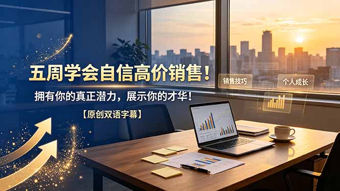 （19071期）五周学会自信高价销售！拥有你的真正潜力，展示你的才华！【原创双语字幕】汇创网-网创项目_汇创网_中创网_福缘网_冒泡网_网创项目平台汇创网