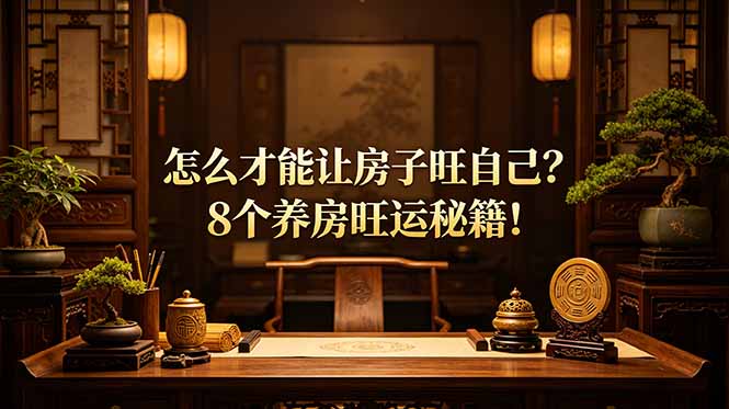 (19023期)付费文章:怎么才能让房子旺自己?8个养房旺运秘籍!汇创网-网创项目_汇创网_中创网_福缘网_冒泡网_网创项目平台汇创网