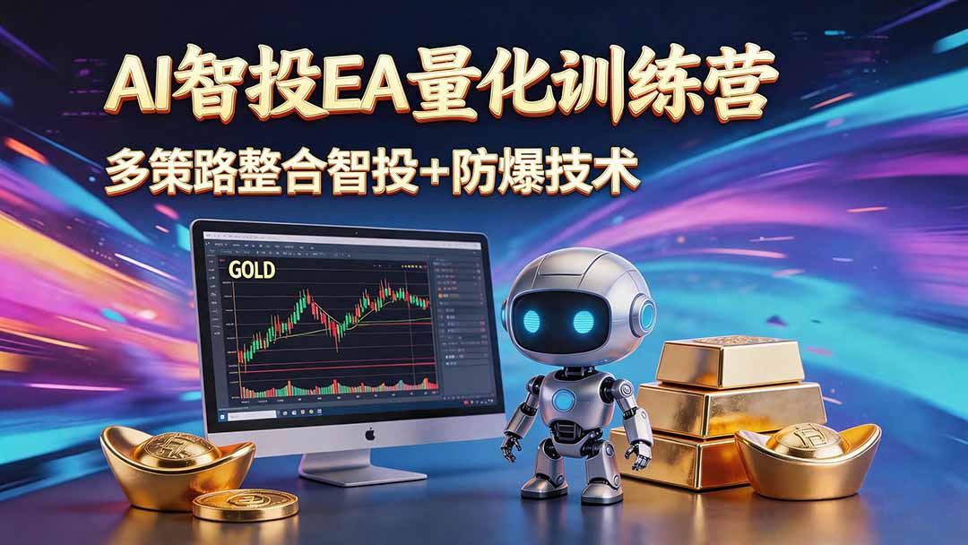 (18880期)AI智投EA量化运营技术,自动化黄金操盘技术,小白也可以轻松上手日入1000+汇创网-网创项目_汇创网_中创网_福缘网_冒泡网_网创项目平台汇创网