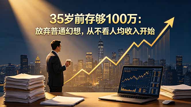 （18689期）35岁前存够100万：放弃普通幻想，从不看人均收入开始汇创网-网创项目_汇创网_中创网_福缘网_冒泡网_网创项目平台汇创网