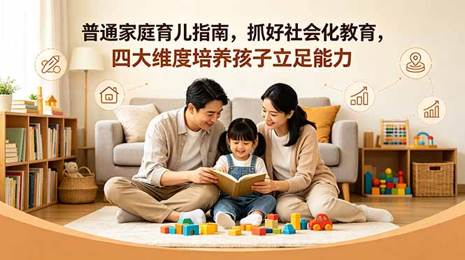 （18755期）付费文章：普通家庭育儿指南，抓好社会化教育，四大维度培养孩子立足能力汇创网-网创项目_汇创网_中创网_福缘网_冒泡网_网创项目平台汇创网