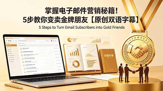 （18923期）掌握电子邮件营销秘籍！5步教你变卖金牌朋友【原创双语字幕】汇创网-网创项目_汇创网_中创网_福缘网_冒泡网_网创项目平台汇创网