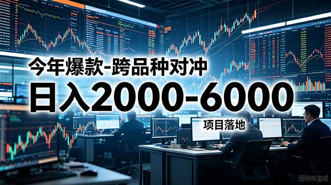 （18918期）今年爆款-跨品种对冲日入2000-6000，项目落地！汇创网-网创项目_汇创网_中创网_福缘网_冒泡网_网创项目平台汇创网