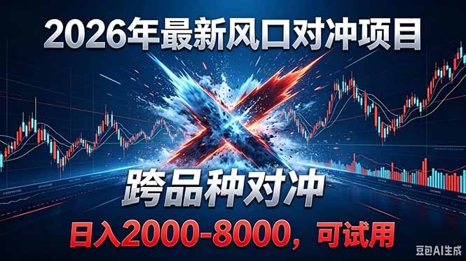 (18827期)2026创业新风口!最新对冲!跨品种对冲!日收益2000-6000+汇创网-网创项目_汇创网_中创网_福缘网_冒泡网_网创项目平台汇创网