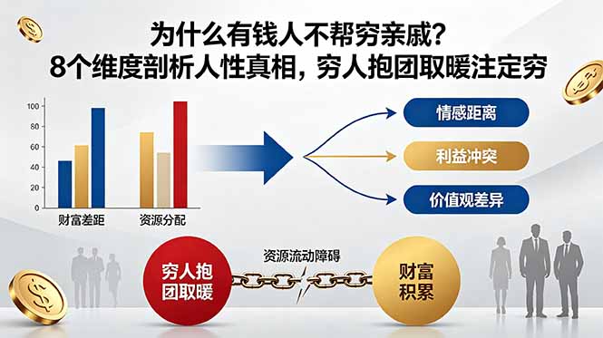 (18932期)付费文章:为什么有钱人不帮穷亲戚?8个维度剖析人性真相,穷人抱团取暖注定穷汇创网-网创项目_汇创网_中创网_福缘网_冒泡网_网创项目平台汇创网