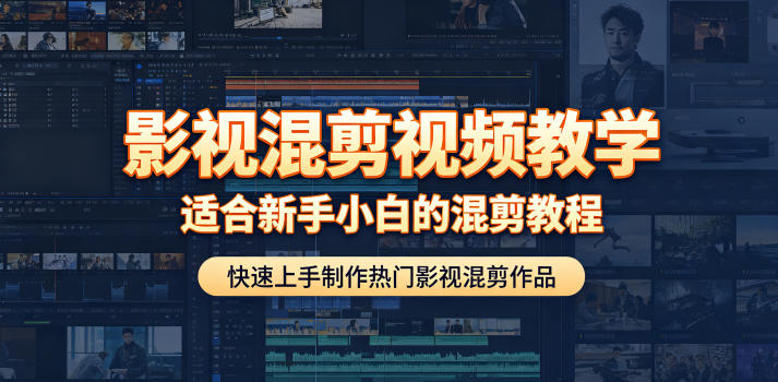 影视混剪视频教学，适合新手小白的混剪教程，快速上手制作热门影视混剪作品汇创网-网创项目_汇创网_中创网_福缘网_冒泡网_网创项目平台汇创网