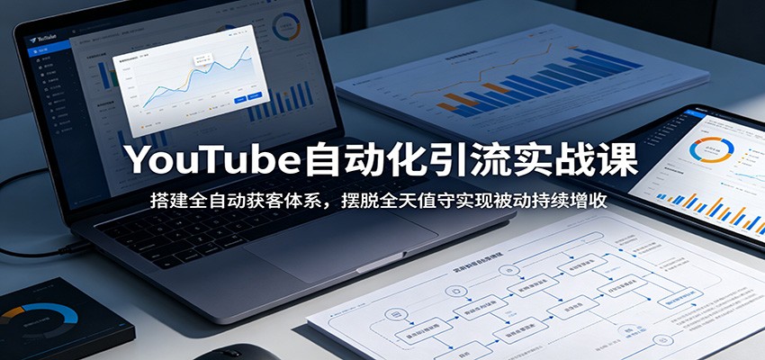YouTube自动化引流实战课:搭建全自动获客体系,摆脱全天值守实现被动持续增收汇创网-网创项目_汇创网_中创网_福缘网_冒泡网_网创项目平台汇创网