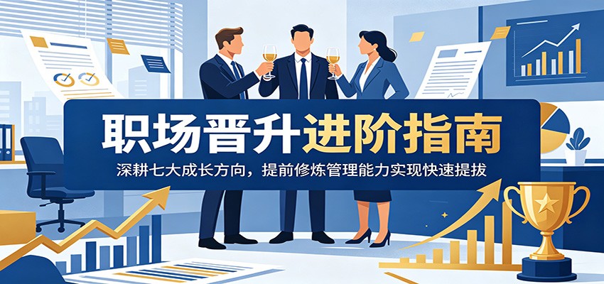职场晋升进阶指南：深耕七大成长方向，提前修炼管理能力实现快速提拔汇创网-网创项目_汇创网_中创网_福缘网_冒泡网_网创项目平台汇创网