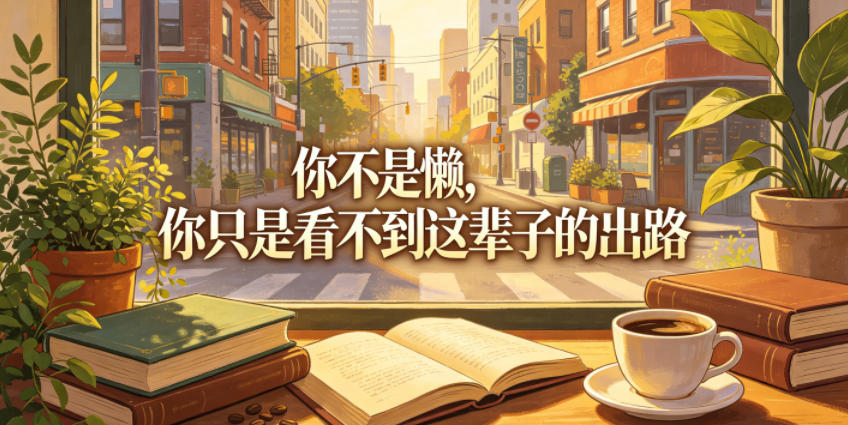 付费文章：你不是懒，你只是看不到这辈子的出路汇创网-网创项目_汇创网_中创网_福缘网_冒泡网_网创项目平台汇创网
