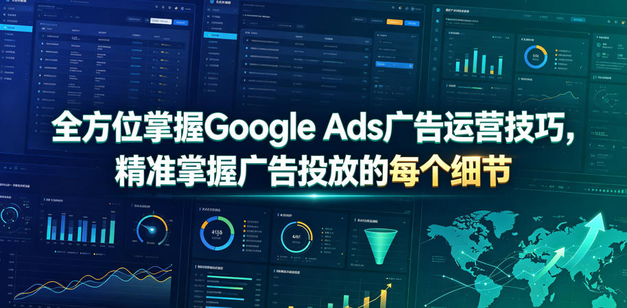 全方位掌握Google Ads广告运营技巧，精准掌握广告投放的每个细节【原创双语字幕】汇创网-网创项目_汇创网_中创网_福缘网_冒泡网_网创项目平台汇创网