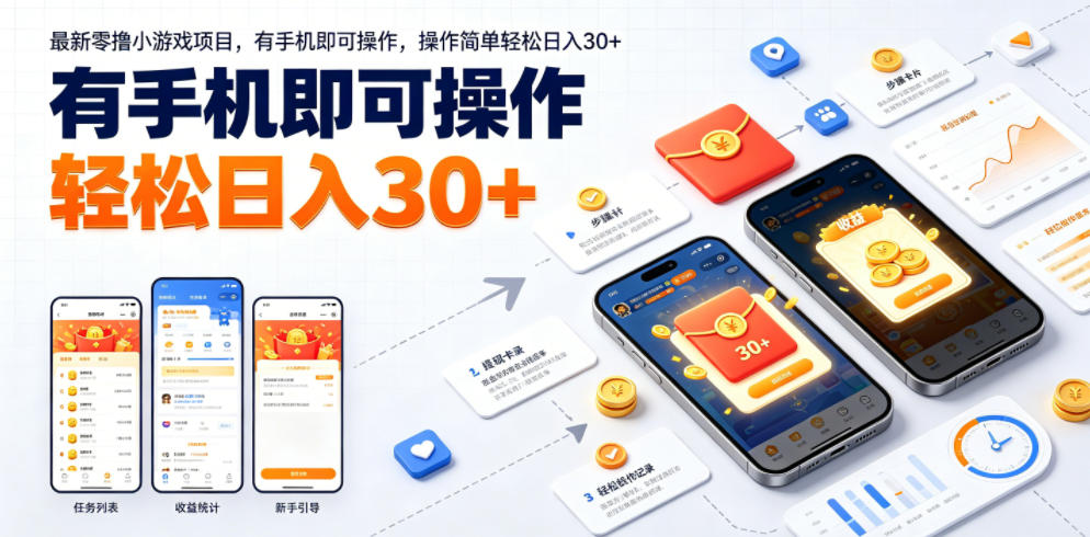 最新零撸小游戏项目,有手机即可操作,操作简单轻松日入30+汇创网-网创项目_汇创网_中创网_福缘网_冒泡网_网创项目平台汇创网