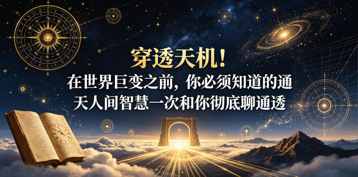 付费文章：穿透天机！在世界巨变之前，你必须知道的通天人间智慧一次和你彻底聊通透汇创网-网创项目_汇创网_中创网_福缘网_冒泡网_网创项目平台汇创网