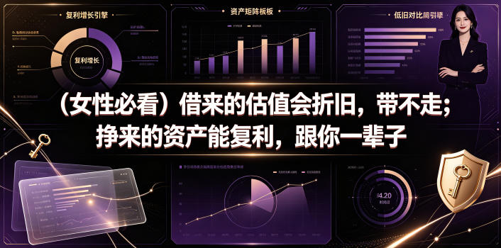 付费文章：（女性必看）借来的估值会折旧，带不走；挣来的资产能复利，跟你一辈子汇创网-网创项目_汇创网_中创网_福缘网_冒泡网_网创项目平台汇创网