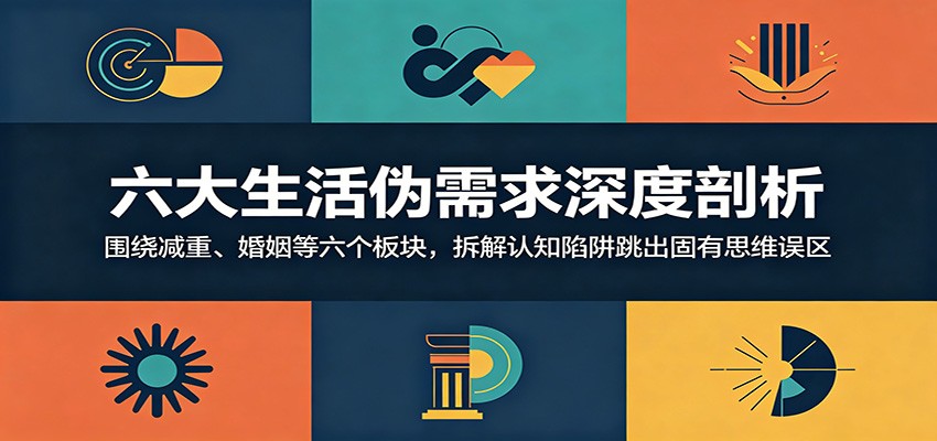 六大生活伪需求深度剖析：围绕减重、婚姻等六个板块，拆解认知陷阱跳出固有思维误区汇创网-网创项目_汇创网_中创网_福缘网_冒泡网_网创项目平台汇创网