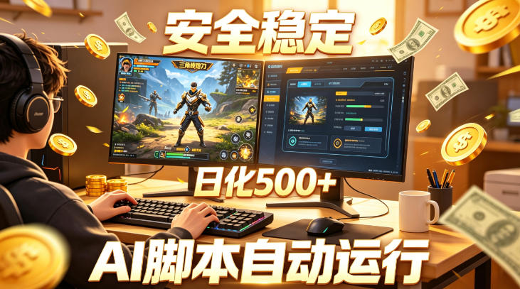 三角洲全自动挂G项目,AI脚本躺賺,日化500+,无需手动操作【揭秘】汇创网-网创项目_汇创网_中创网_福缘网_冒泡网_网创项目平台汇创网