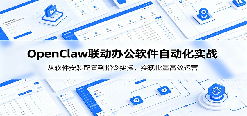 OpenClaw自动化实操课:从软件安装配置到指令实操,实现批量高效运营汇创网-网创项目_汇创网_中创网_福缘网_冒泡网_网创项目平台汇创网