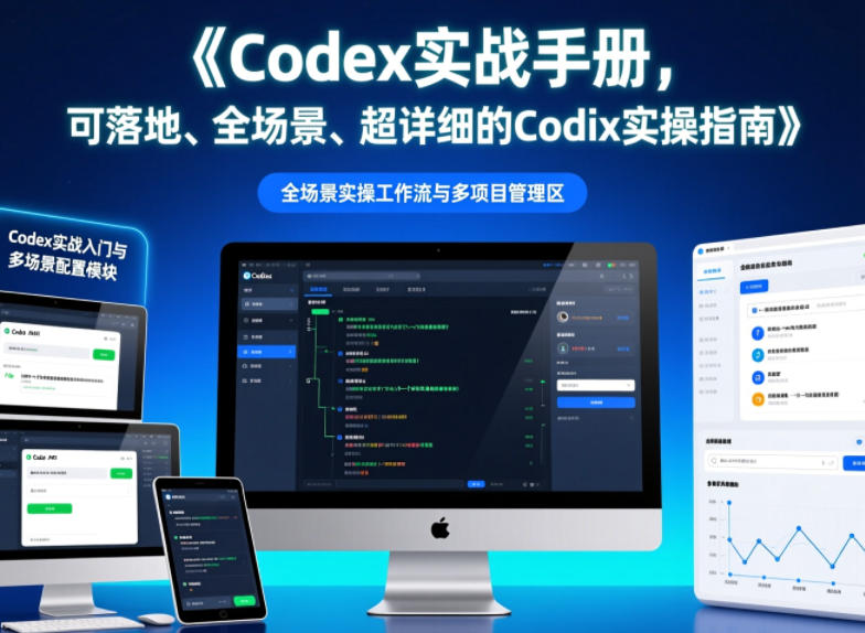 Codex实战手册，可落地、全场景、超详细的Codex实操指南汇创网-网创项目_汇创网_中创网_福缘网_冒泡网_网创项目平台汇创网