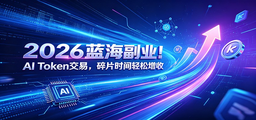 2026蓝海副业！AI Token交易，碎片时间轻松增收汇创网-网创项目_汇创网_中创网_福缘网_冒泡网_网创项目平台汇创网