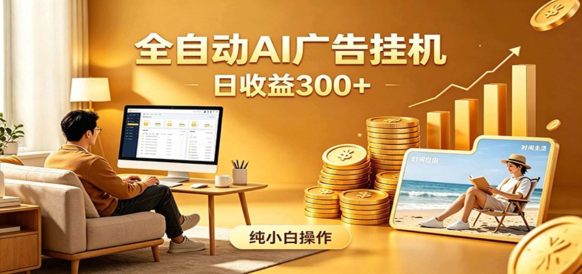 AI风口项目，全程解放双手，后台自动运行赚取收益，每天稳定收益300+汇创网-网创项目_汇创网_中创网_福缘网_冒泡网_网创项目平台汇创网