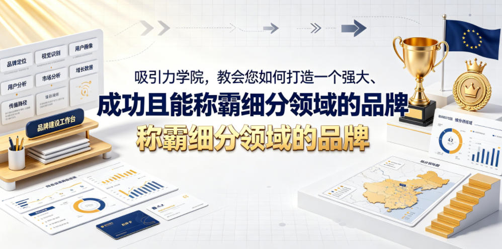 吸引力学院，教会您如何打造一个强大、成功且能称霸细分领域的品牌！【原创双语字幕】汇创网-网创项目_汇创网_中创网_福缘网_冒泡网_网创项目平台汇创网