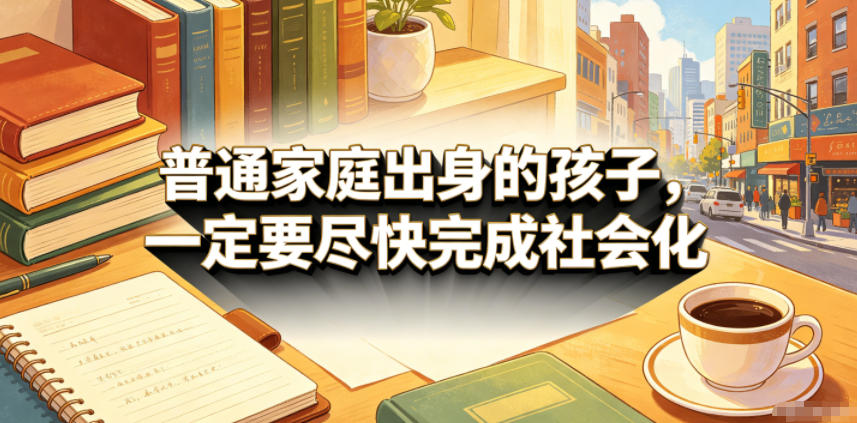 付费文章：普通家庭出身的孩子，一定要尽快完成社会化汇创网-网创项目_汇创网_中创网_福缘网_冒泡网_网创项目平台汇创网