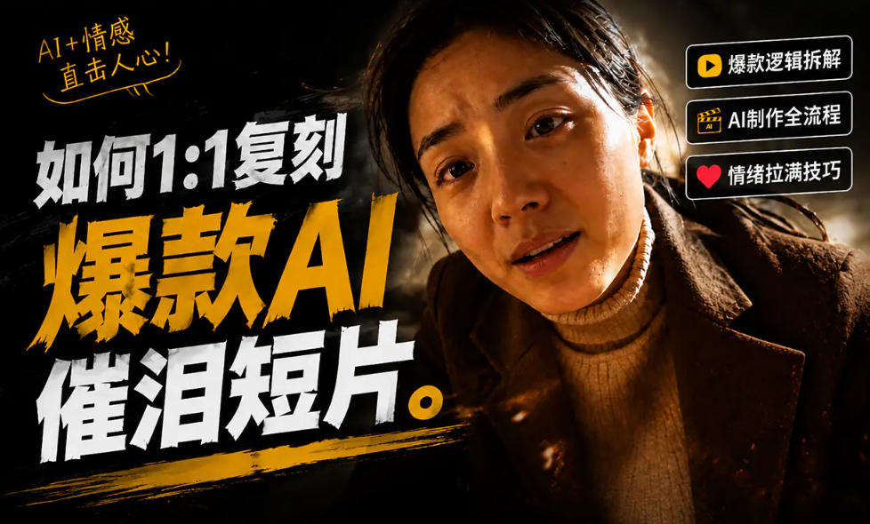 豆包+Gemini生成真人AI短剧-拆解复刻百万爆款第一人称短片，一站式讲透爆款复刻全流程汇创网-网创项目_汇创网_中创网_福缘网_冒泡网_网创项目平台汇创网