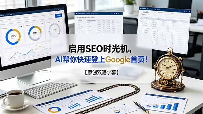 （19162期）启用SEO时光机，AI帮你快速登上Google首页！【原创双语字幕】汇创网-网创项目_汇创网_中创网_福缘网_冒泡网_网创项目平台汇创网