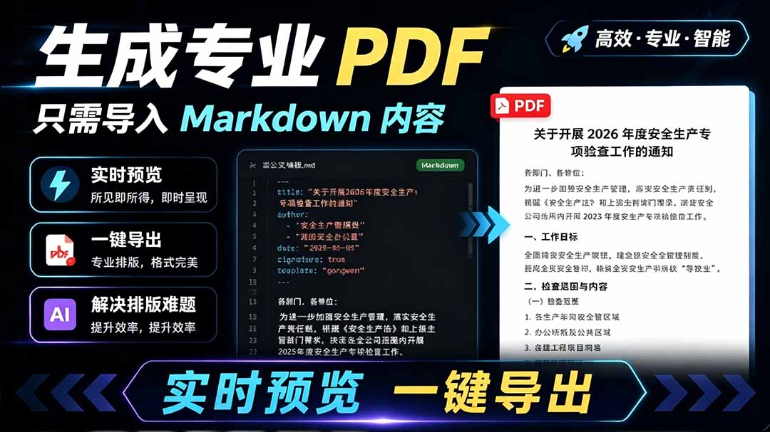（19224期）只需导入 Markdown 内容，实时预览一键导出专业 PDF！轻松解决AI生成内容排版问题 Presto汇创网-网创项目_汇创网_中创网_福缘网_冒泡网_网创项目平台汇创网