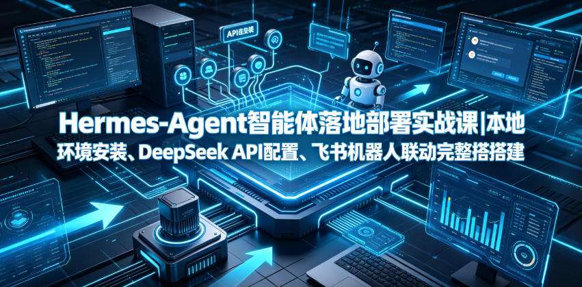 Hermes-Agent智能体落地部署实战课｜本地环境安装、DeepSeek API配置、飞书机器人联动完整搭建教程汇创网-网创项目_汇创网_中创网_福缘网_冒泡网_网创项目平台汇创网