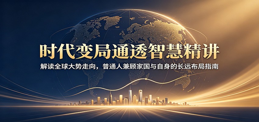 时代变局通透智慧精讲:解读全球大势走向,普通人兼顾家国与自身的长远布局指南汇创网-网创项目_汇创网_中创网_福缘网_冒泡网_网创项目平台汇创网