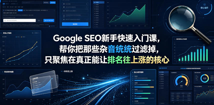 Google SEO新手快速入门课，帮你把那些杂音统统过滤掉，只聚焦在真正能让排名往上涨的核心动作【原创双语字幕】汇创网-网创项目_汇创网_中创网_福缘网_冒泡网_网创项目平台汇创网